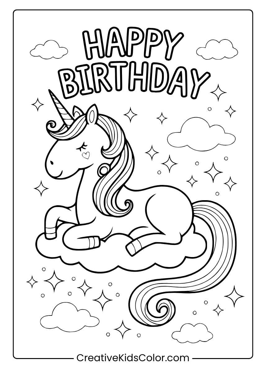 printable color birthday cards