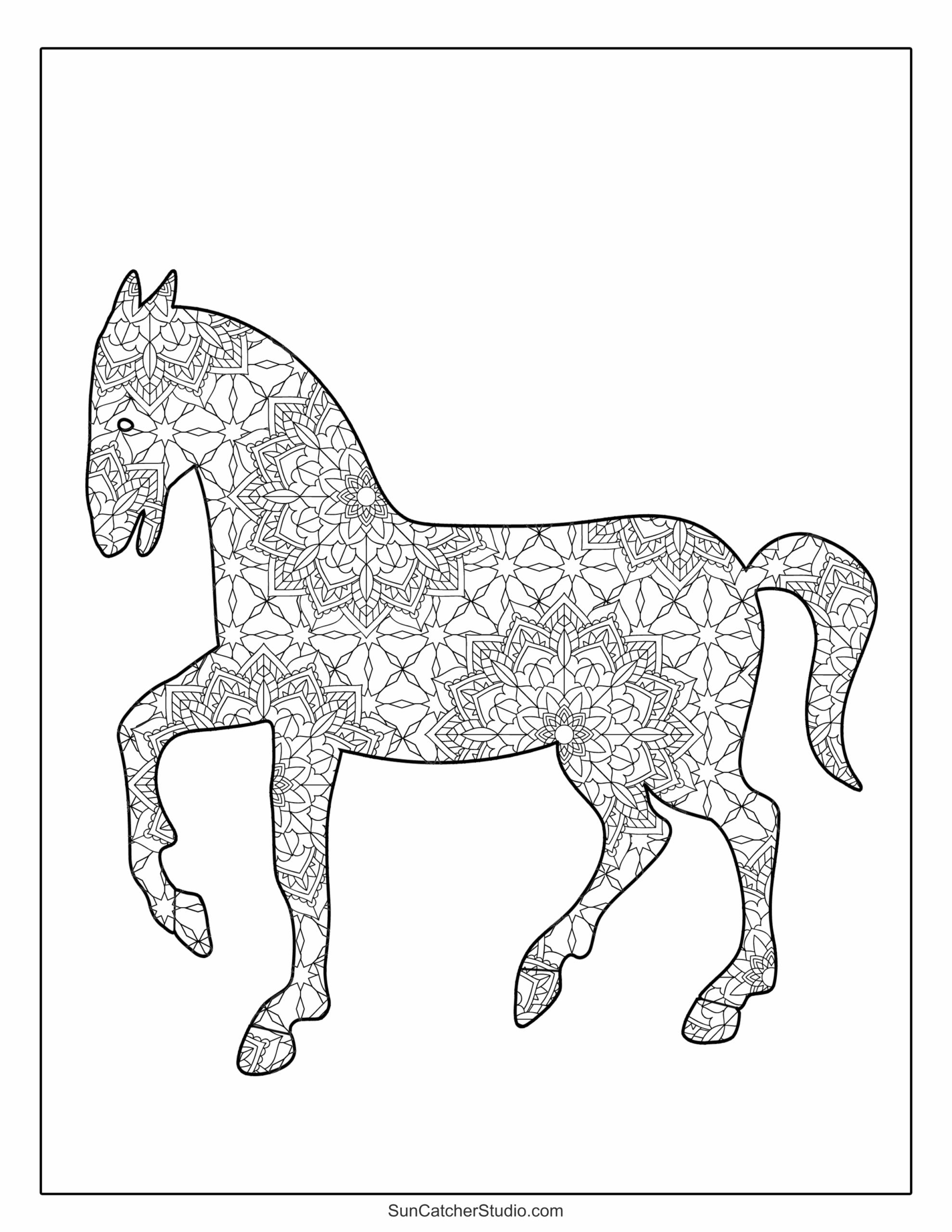 Horse Coloring Pages And Coloring Sheets Free Printables Monograms Design Tools Patterns U0026 DIY Projects