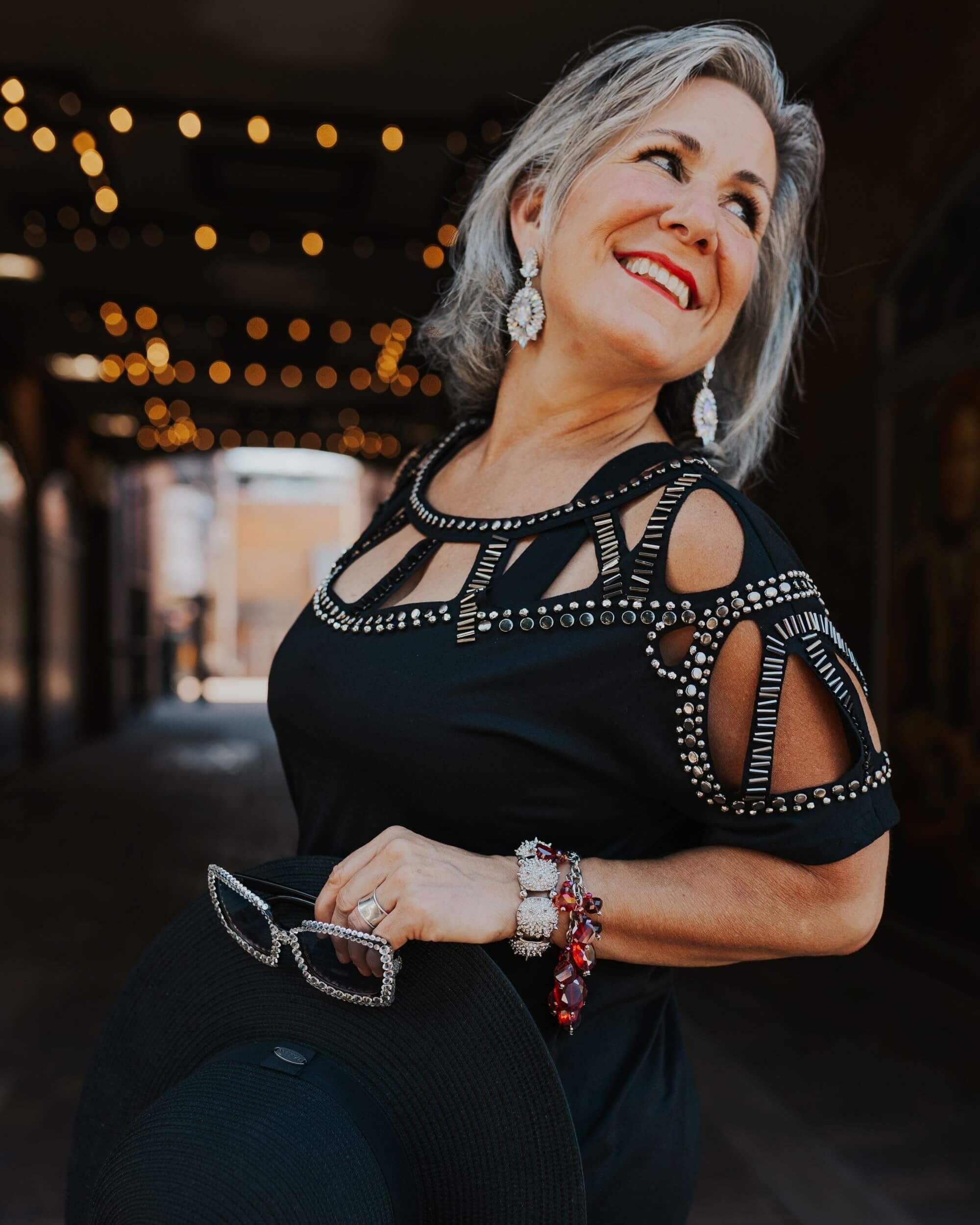 How To Accessorize A Black Dress Accessories With A Flair And Hair