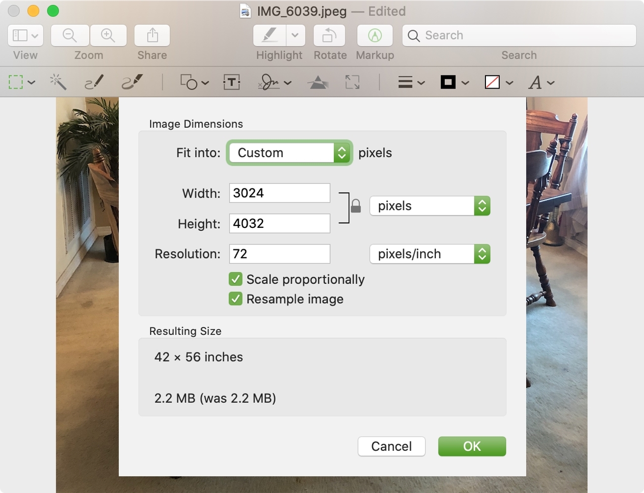 How To Change A Photo Color And Size Using Preview On Mac