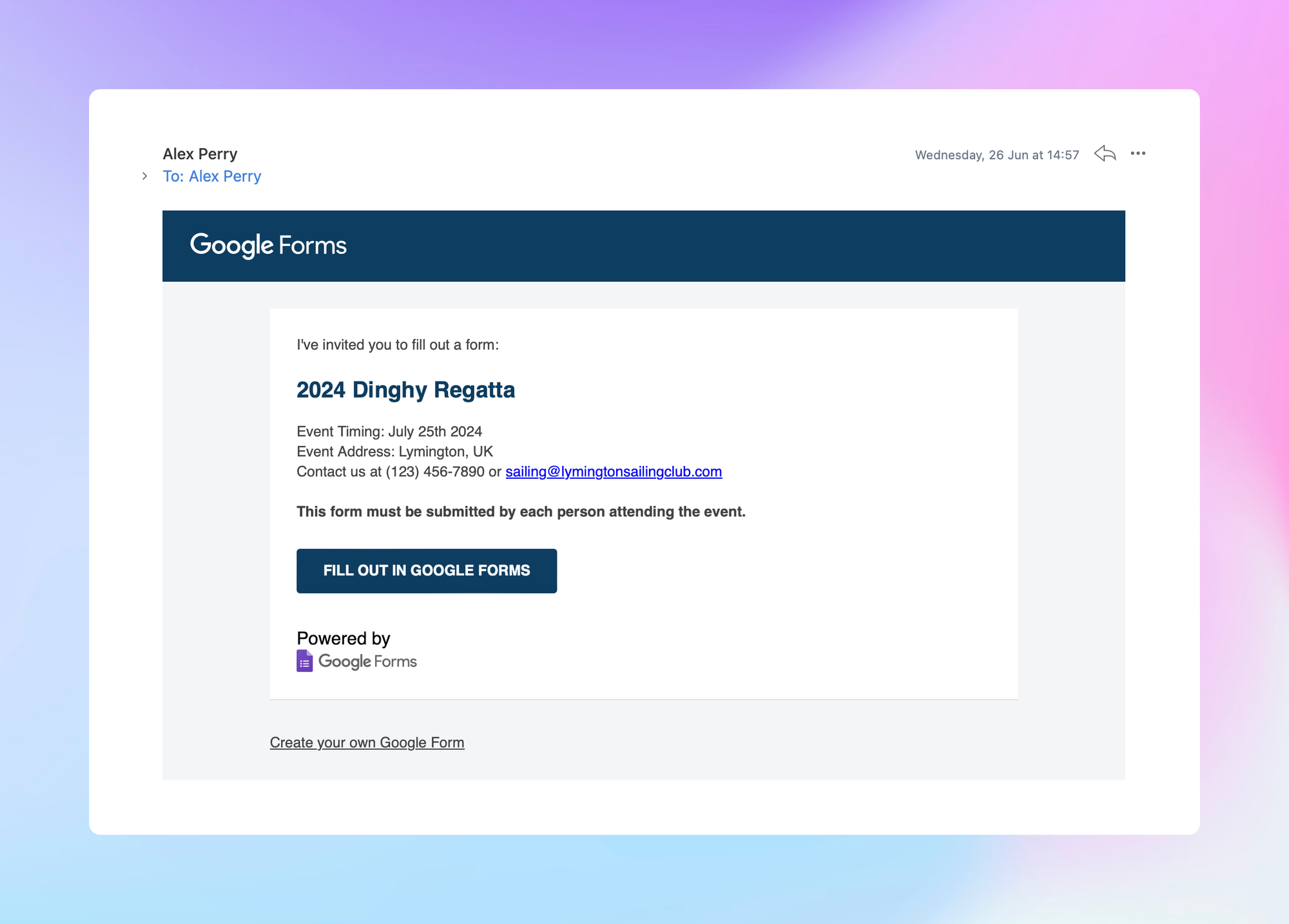 How To Create A Google Form For Event Registration In 2024