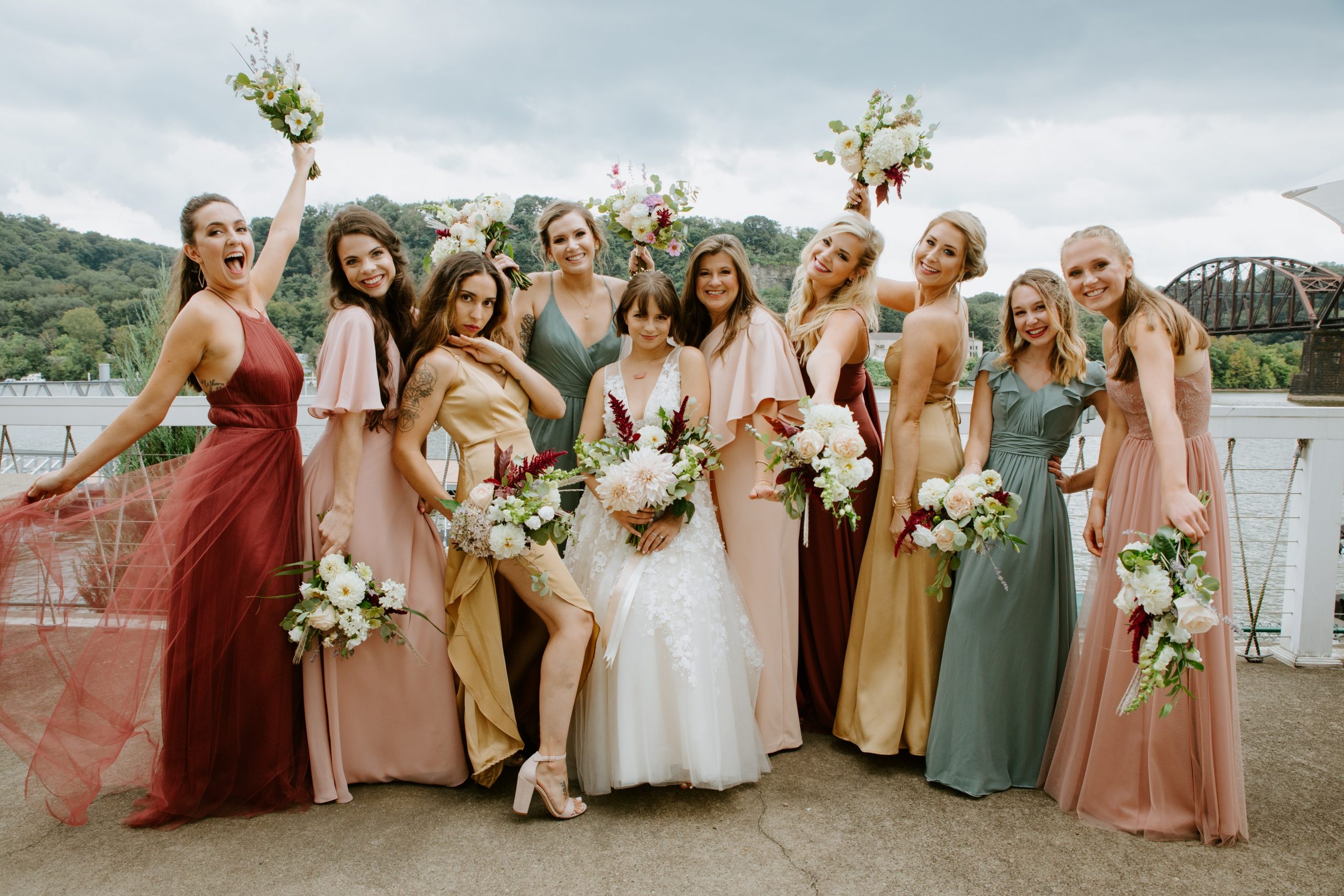 How To Pulling Off Mismatched Bridesmaid Dresses Perfectly For 