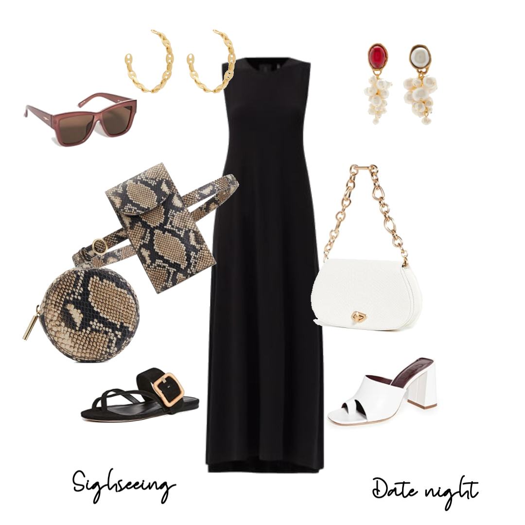 How To Style Your Black Dress For Summer Marcia Crivorot 