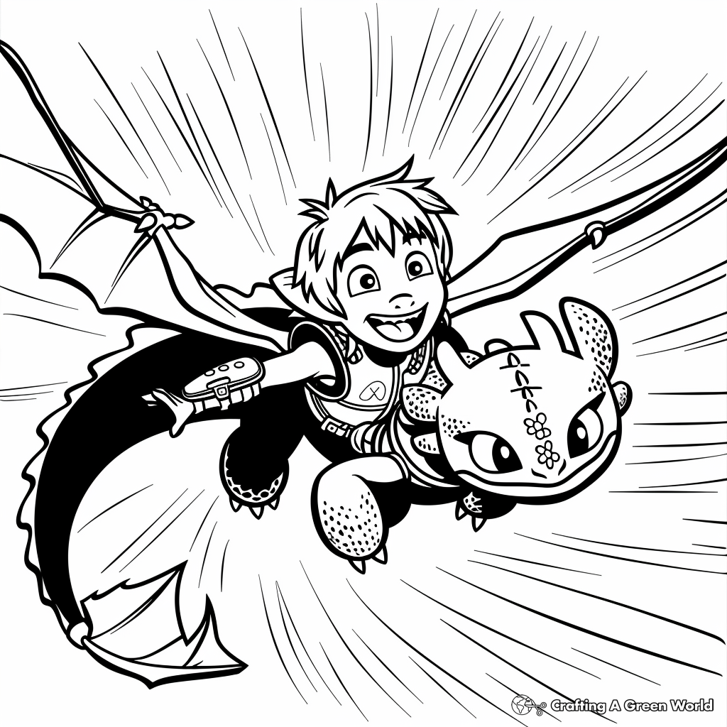 How To Train Your Dragon Coloring Pages Free U0026 Printable 