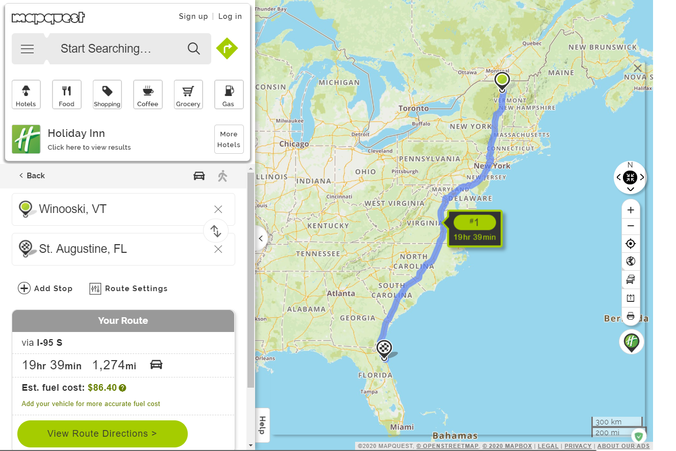 How To Use MapQuest To Print Driving Directions Printable Directions