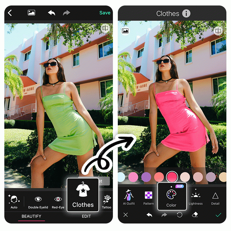 change color in a picture