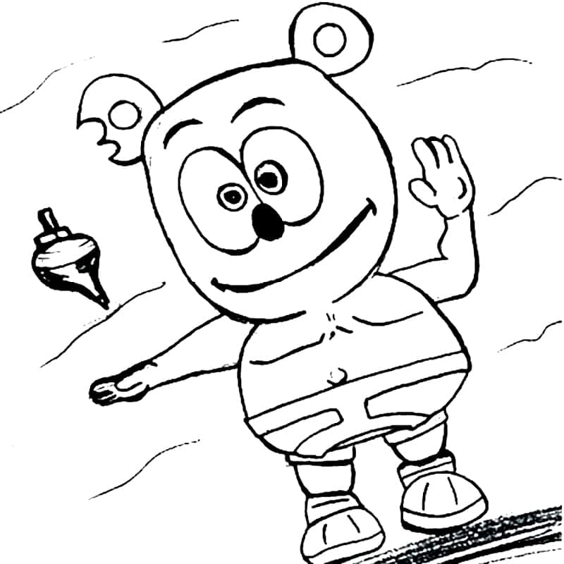 King Gummy Bear Coloring Page Download Print Or Color Online 