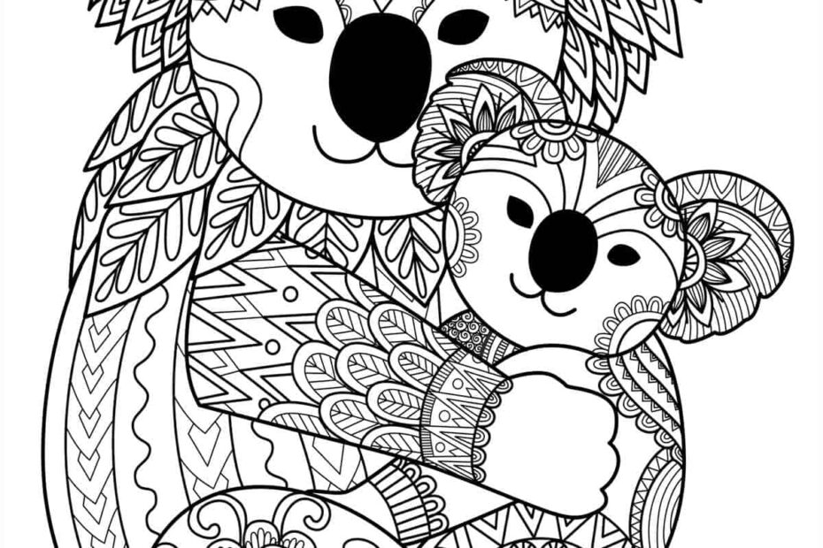 Koala Coloring Pages Skip To My Lou