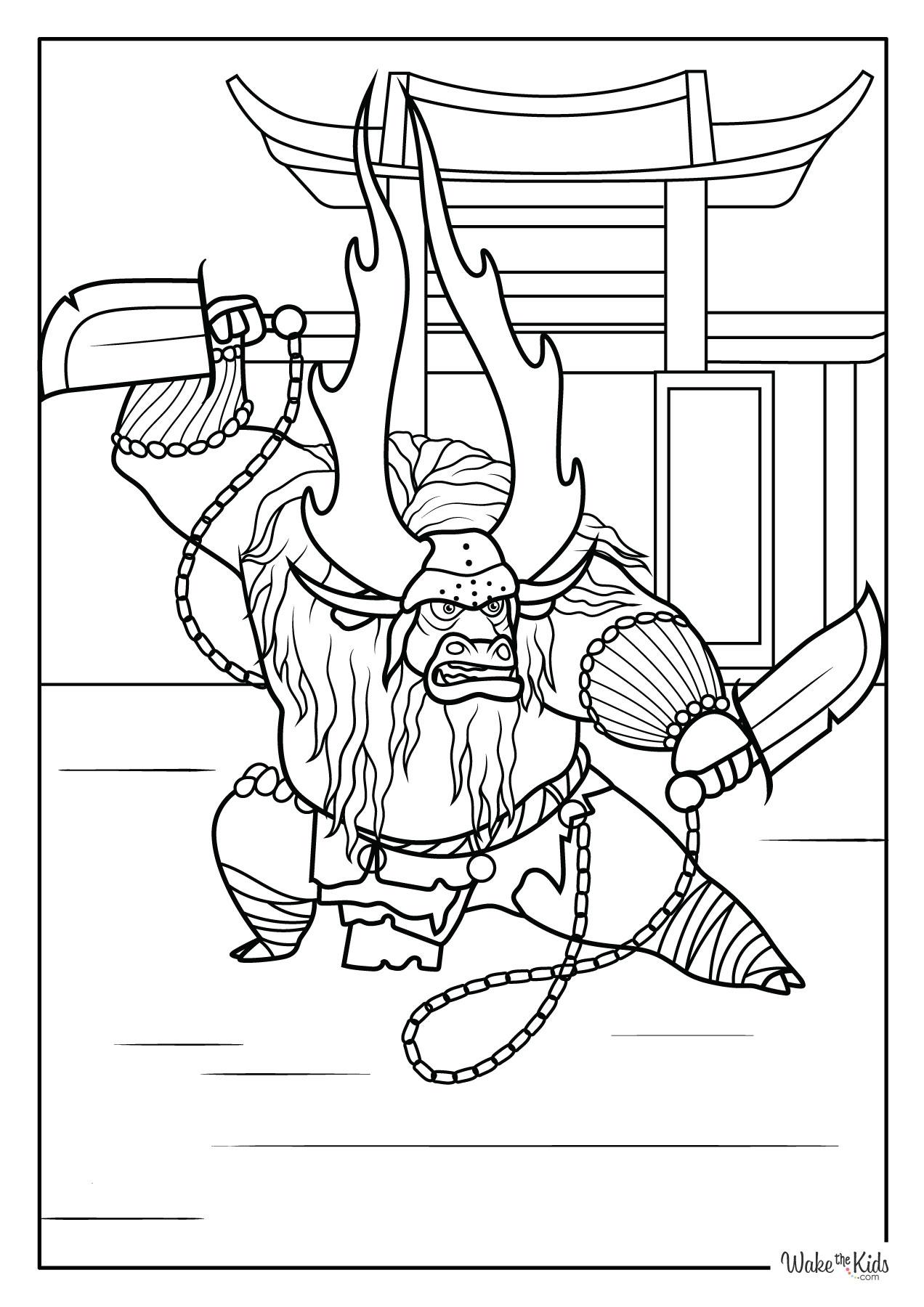 kung fu panda 3 coloring pages