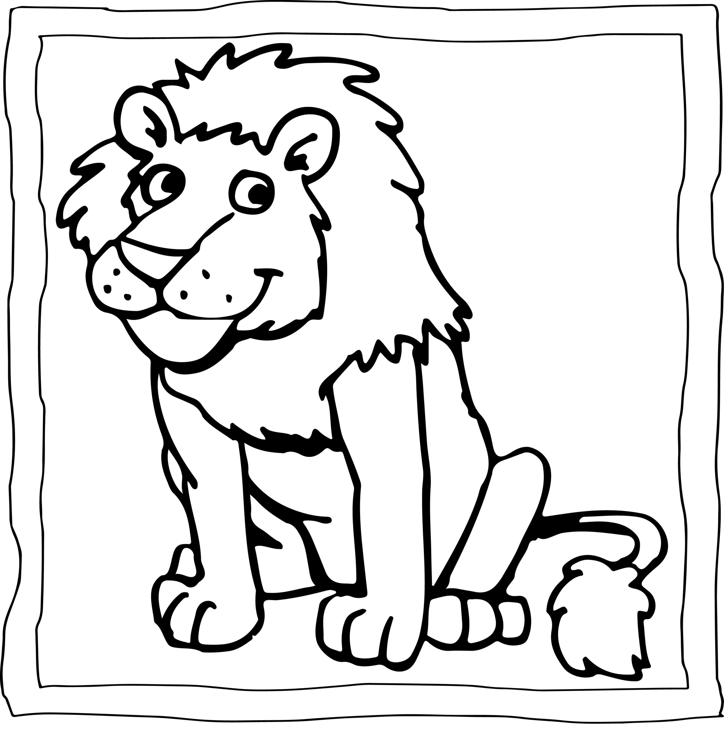 coloring pages lions