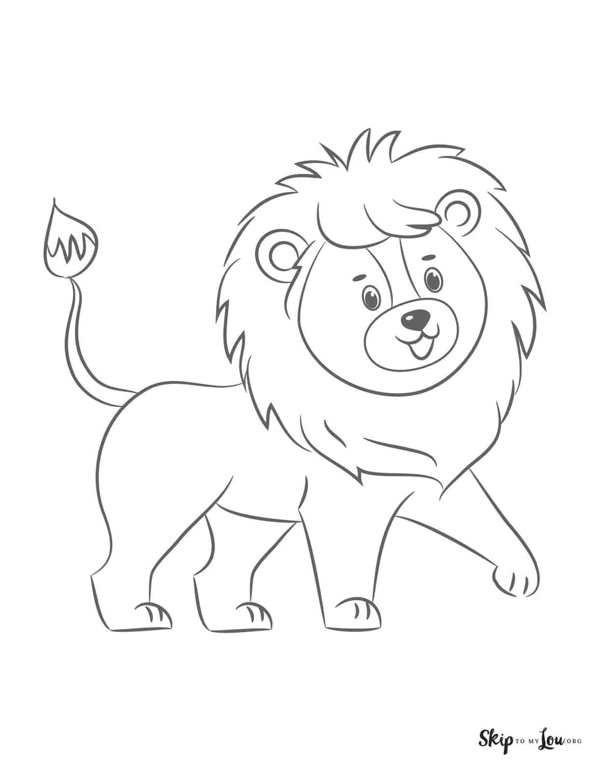 Lion Coloring Pages Skip To My Lou
