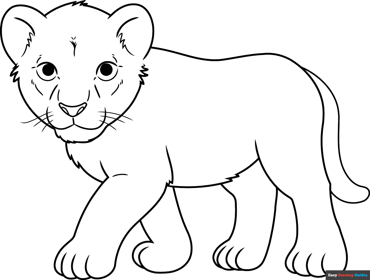lion coloring pages printable