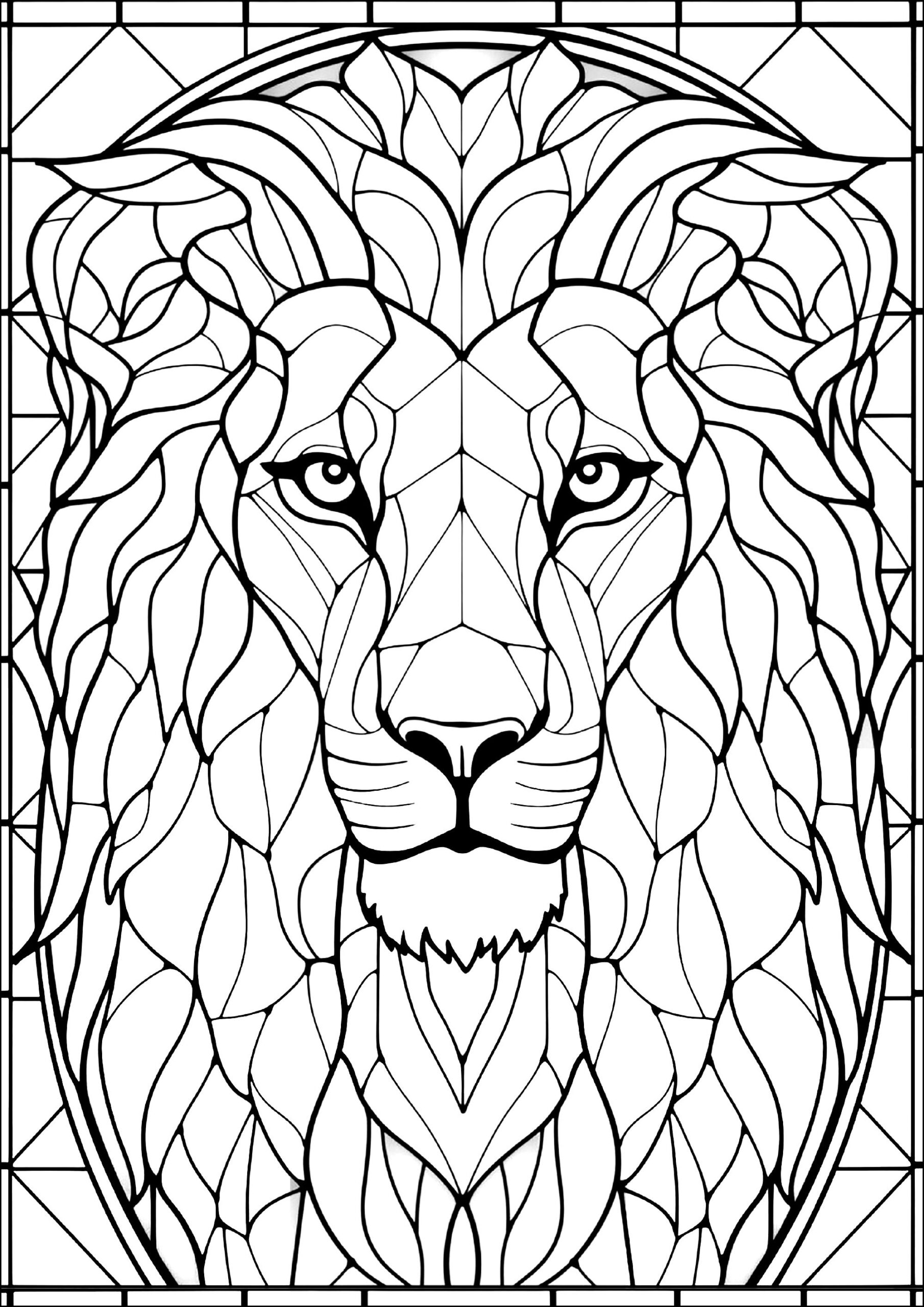 lion coloring pages