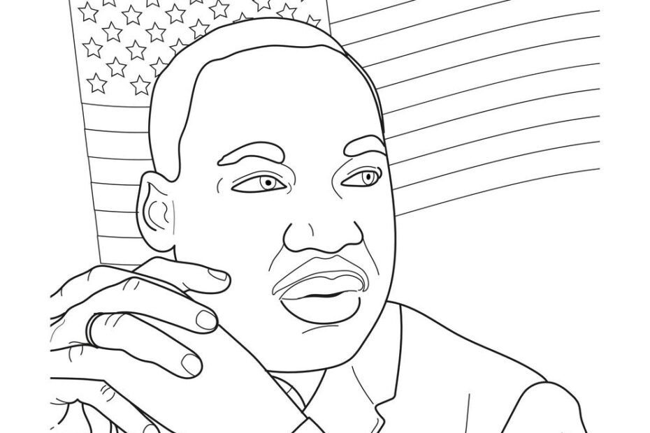 Martin Luther King Jr Day themed Coloring Pages Beeloo Printable Crafts And Activities For Kids