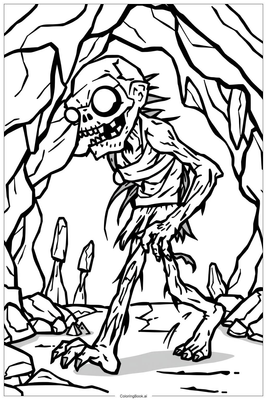 zombie pictures to color