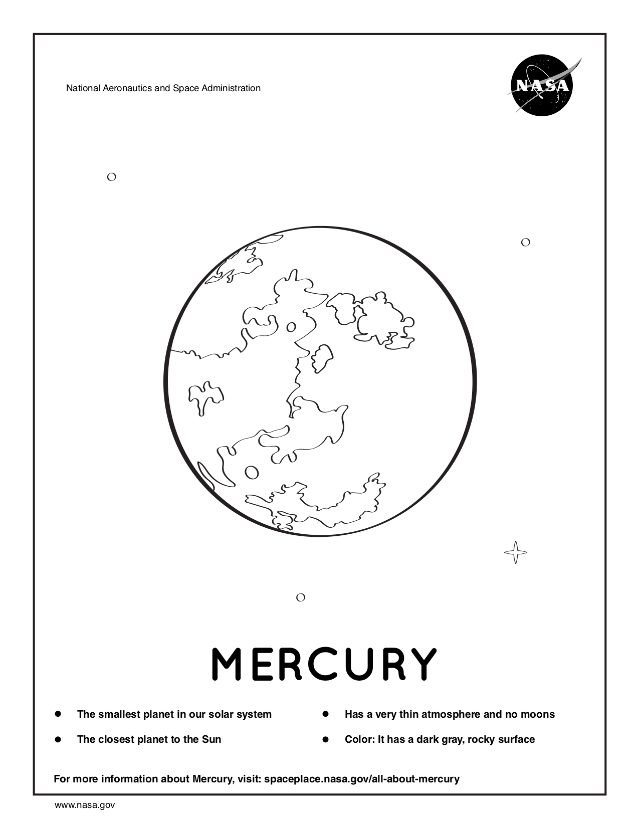 printable planet coloring pages