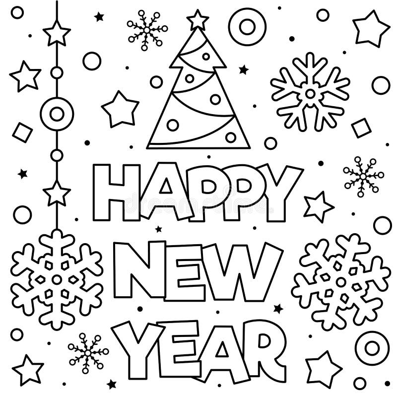 New Year Coloring Stock Illustrations 22 169 New Year Coloring Stock Illustrations Vectors U0026 Clipart Dreamstime