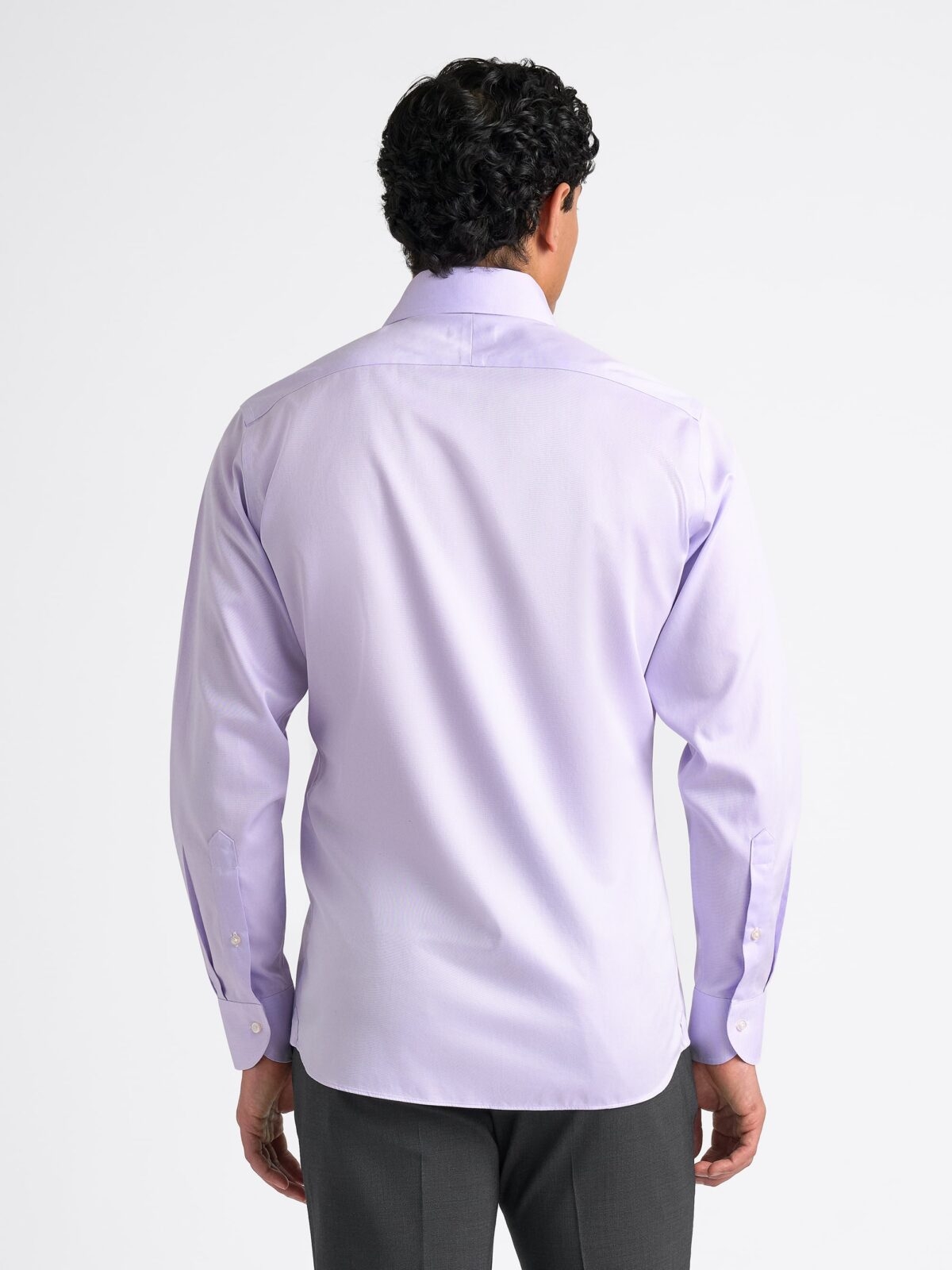 Non Iron Lavender Fine Twill Shirt