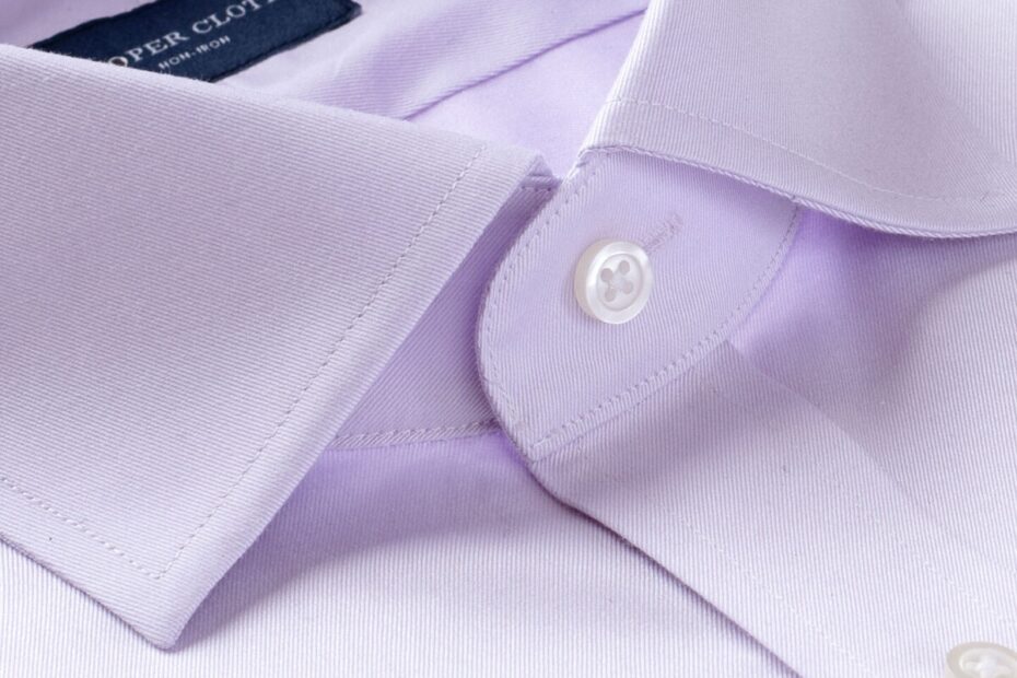 Non Iron Lavender Fine Twill Shirt