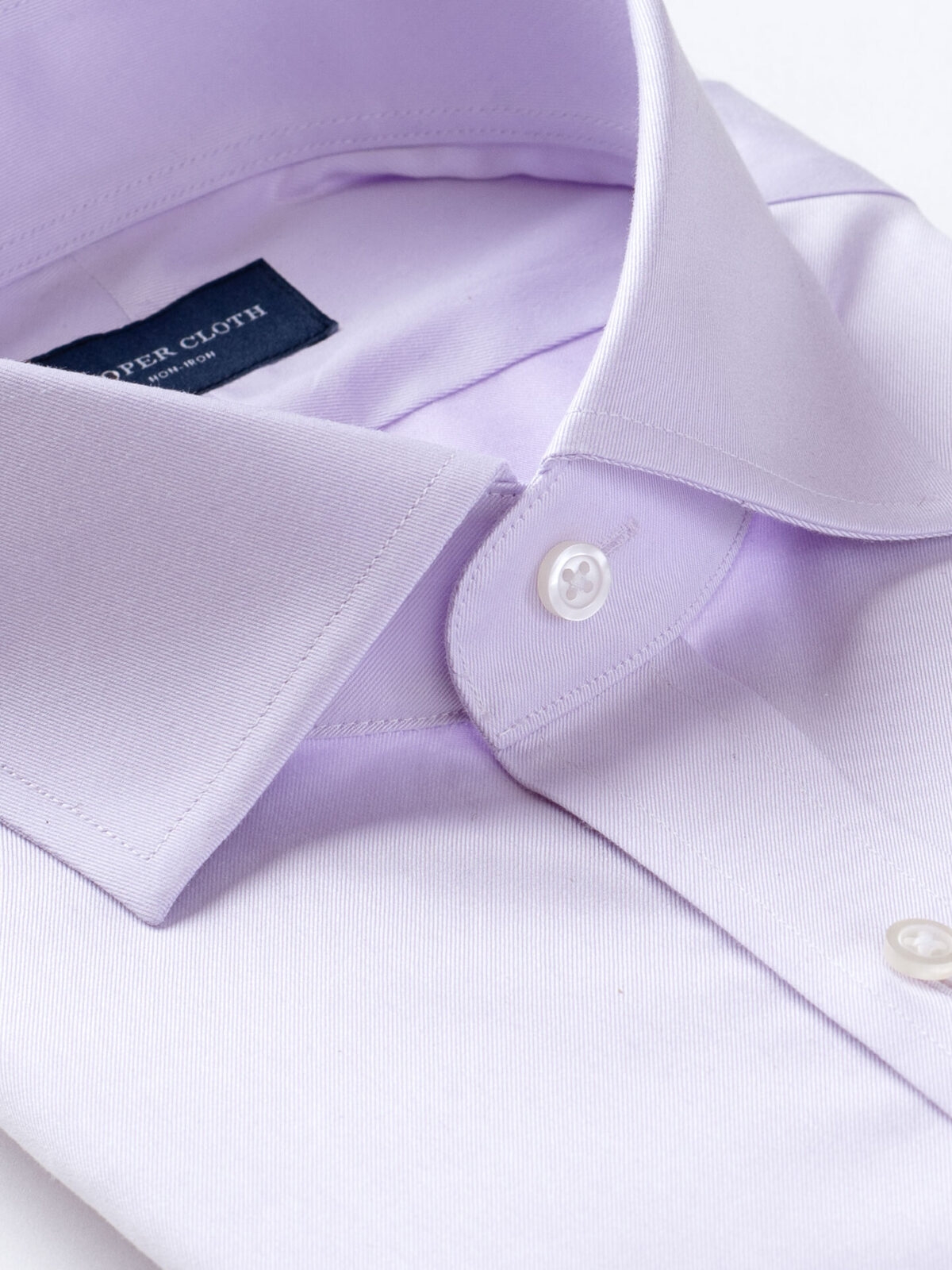 Non Iron Lavender Fine Twill Shirt
