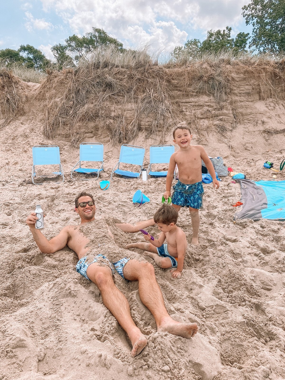 grand haven beach flag color today