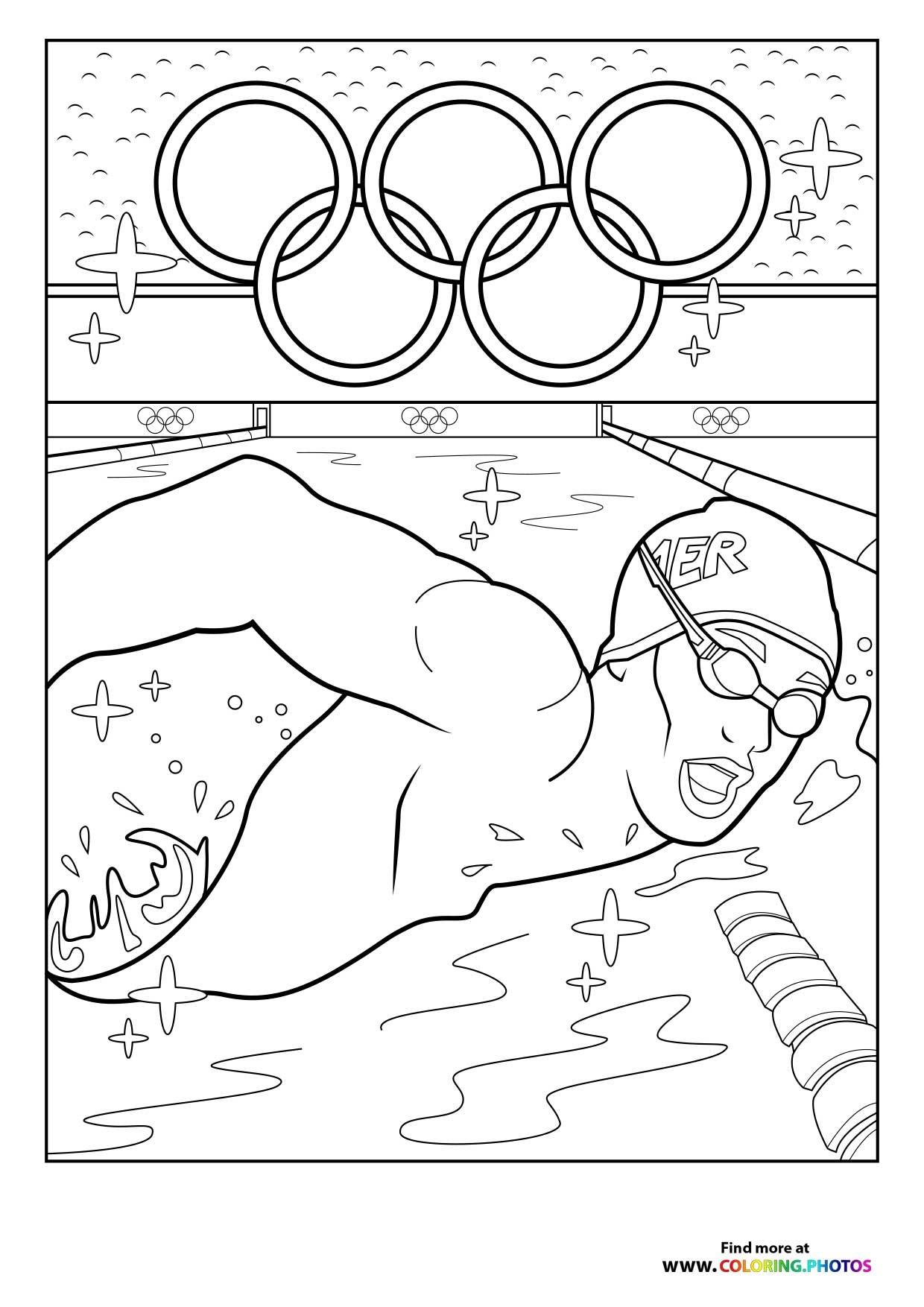 olympic coloring pictures