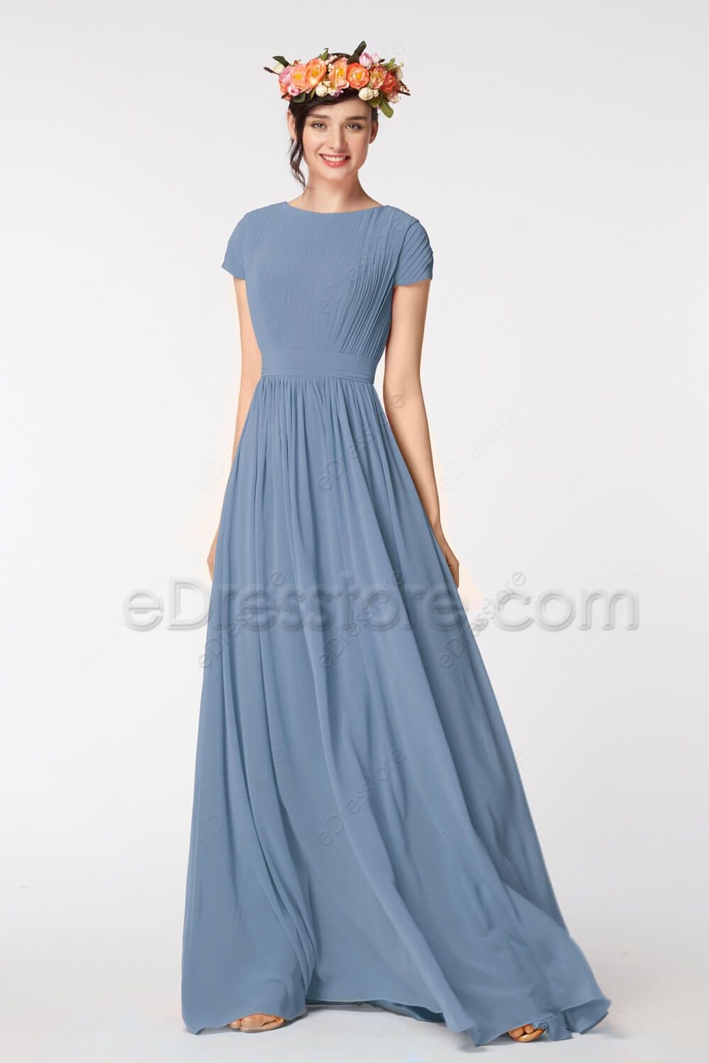 periwinkle color bridesmaid dresses