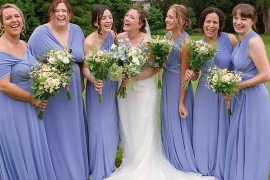 PERIWINKLE Multiway Dress Bridesmaid Dress Infinity Dress Twist Wrap Dress Prom Dress Convertible Dress Evening Gown Blue Dress Handmade