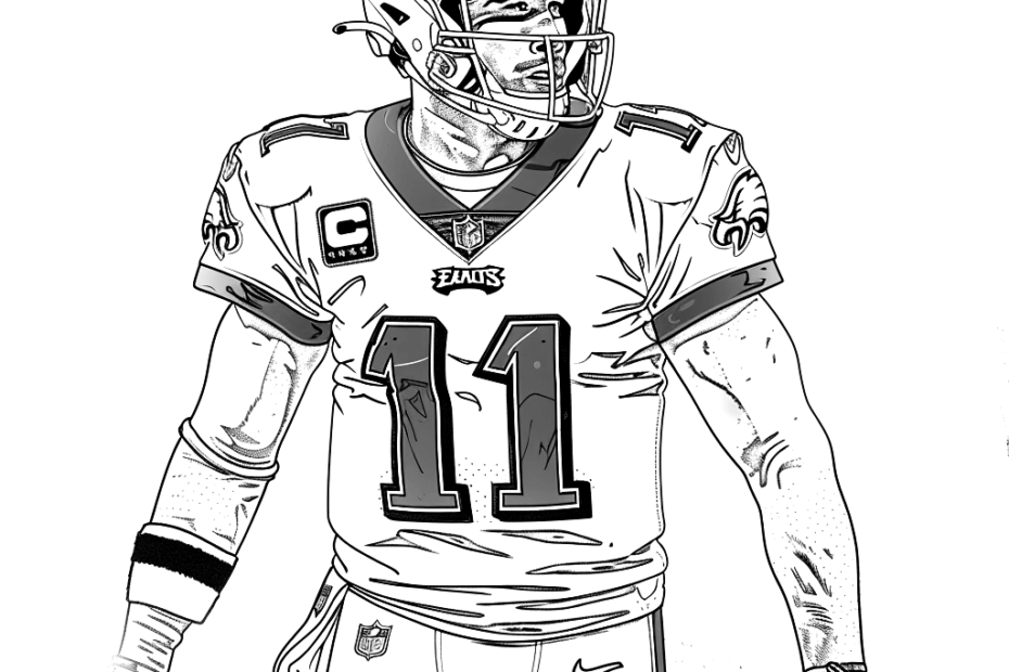 Philadelphia Eagles Coloring Pages Free U0026 Printable