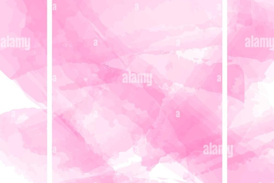 Pink Watercolor Abstract Blank Poster Template Background Texture