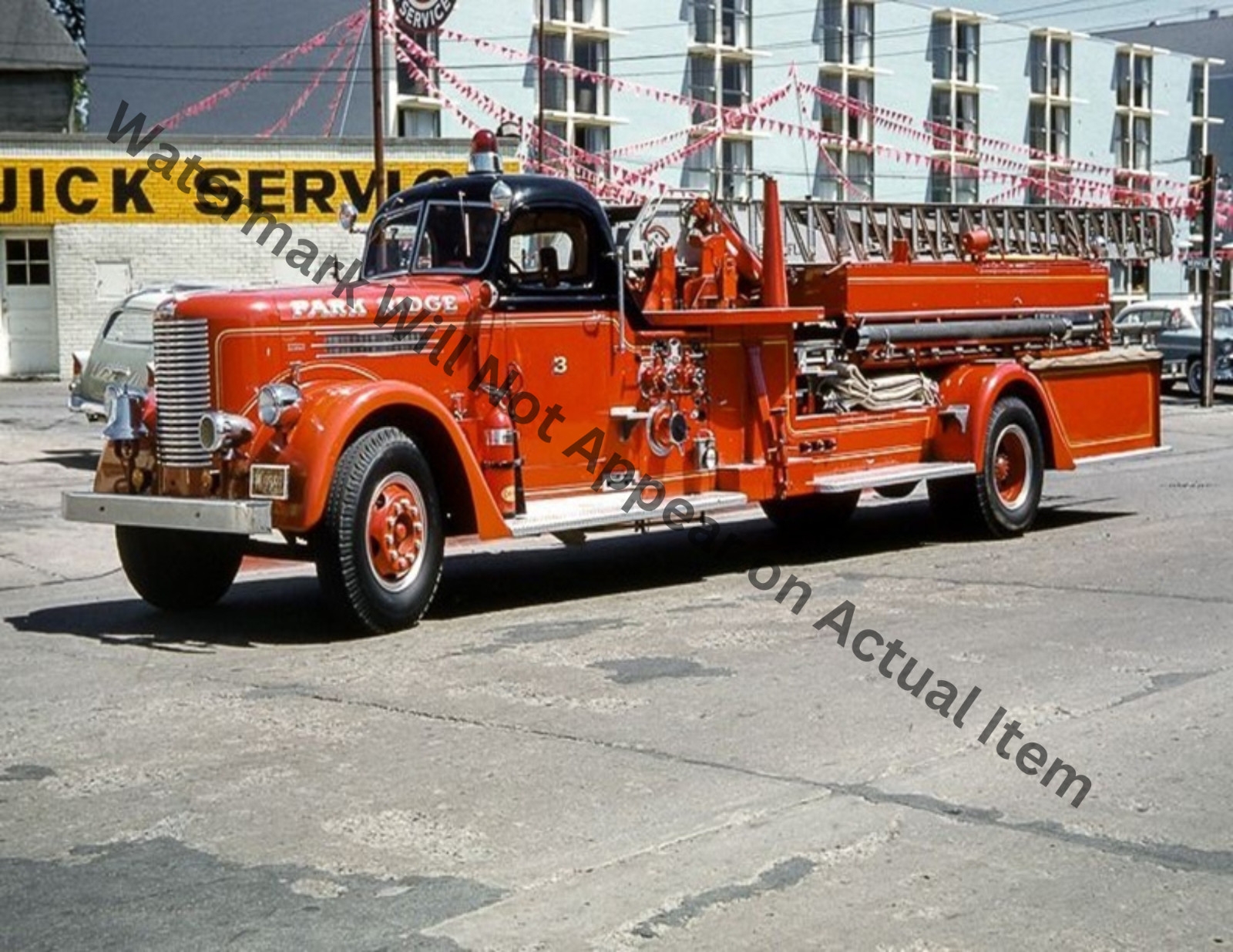 firetruck image to print