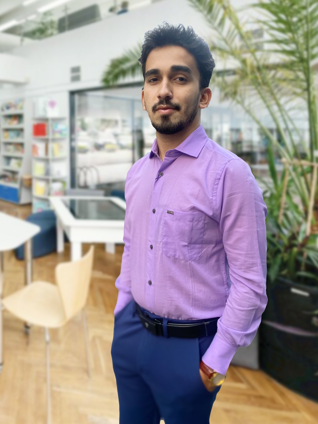 Premium Purple Formal Shirt For Men In Bangladesh