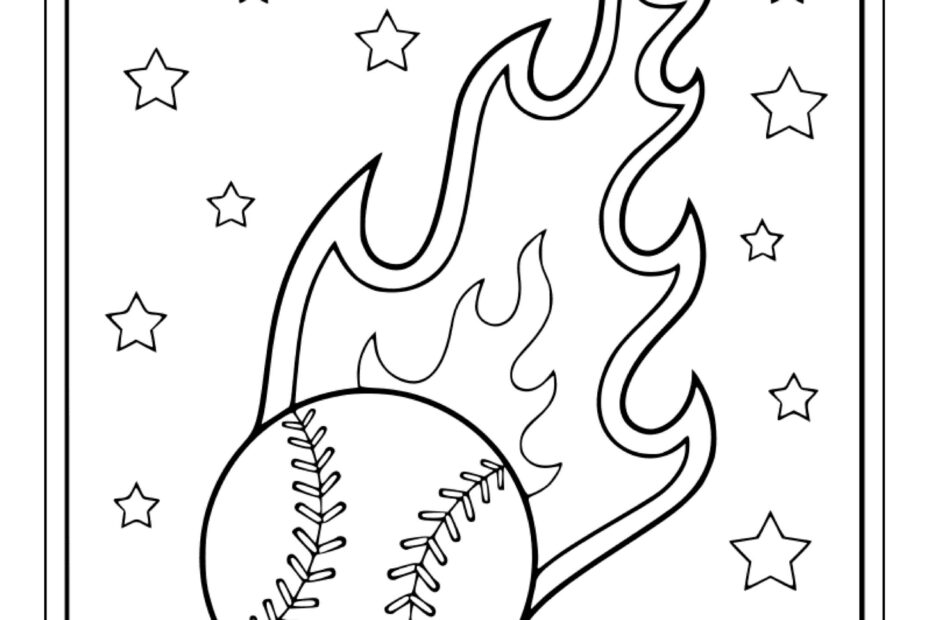 Printable Baseball Coloring Pages For Kids And Adults 100 Pages Instant Digital Download PDF Printable Baseball Player Coloring Sheets Etsy UK