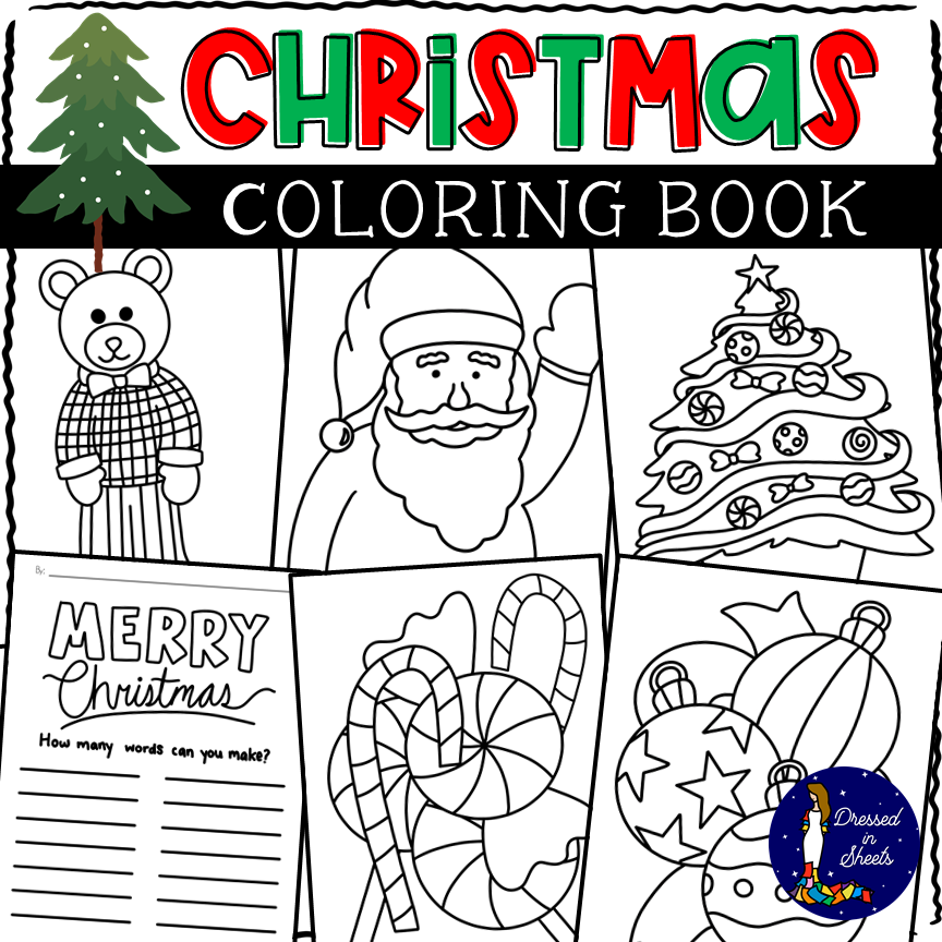 merry christmas coloring sheets printable