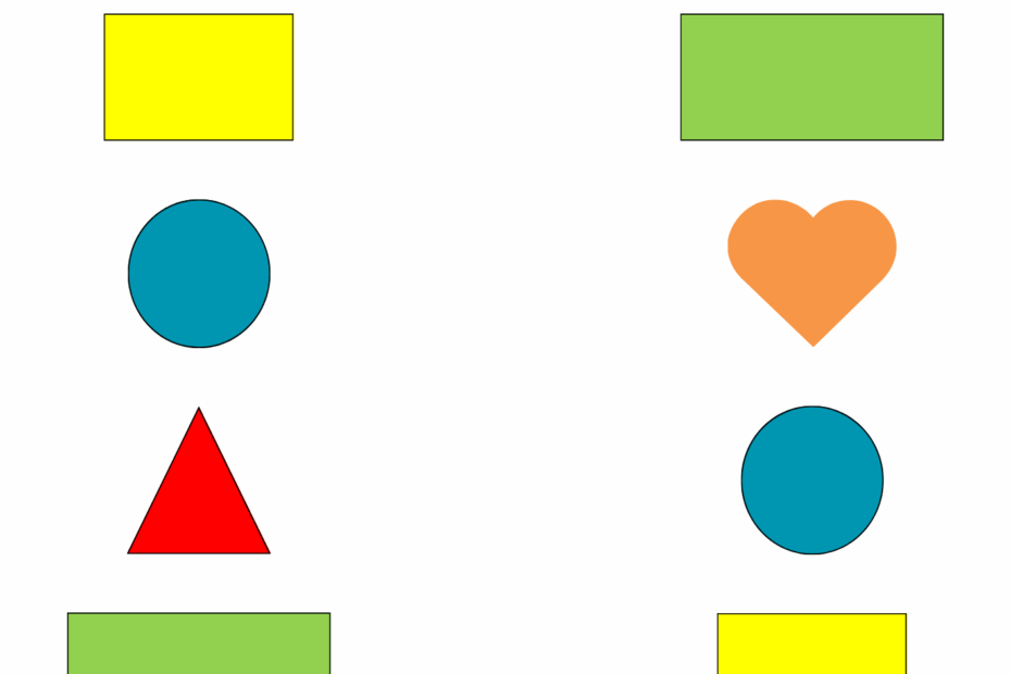 Printable Color Identification Matching Colors Worksheets For Kindergarten Made By Teachers