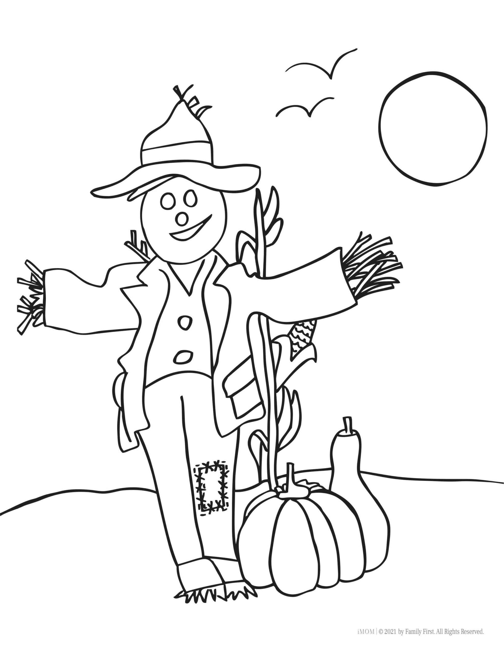 fall pictures to color printable