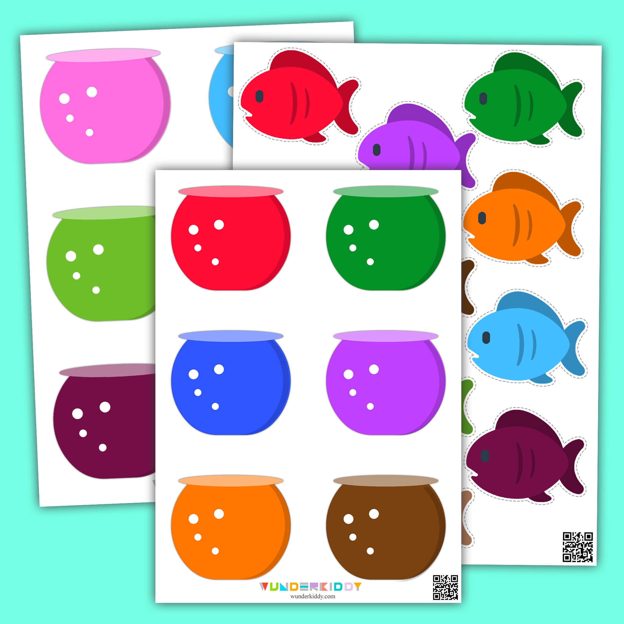 Printable Fish Template And Coloring Pages For Kids