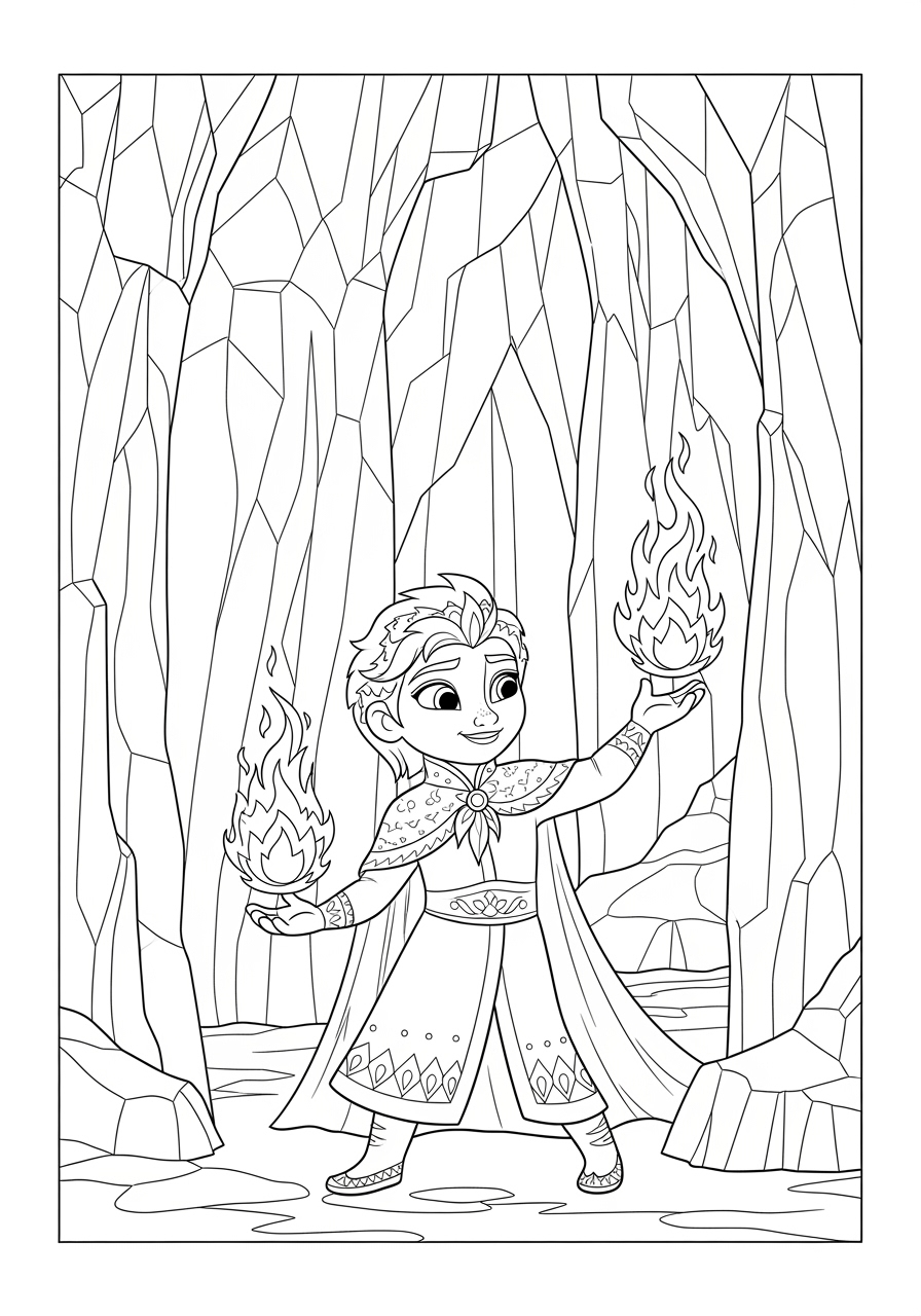 elsa coloring sheets printable