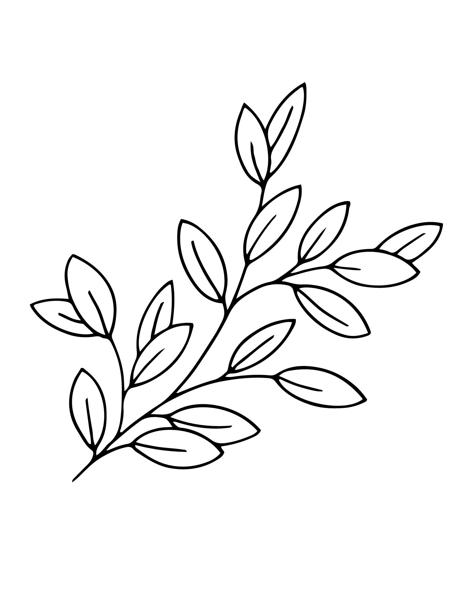 color leaves printable