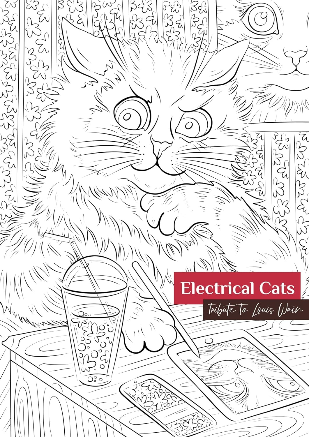 Psychedelic Cats Coloring Book By Louis Wain