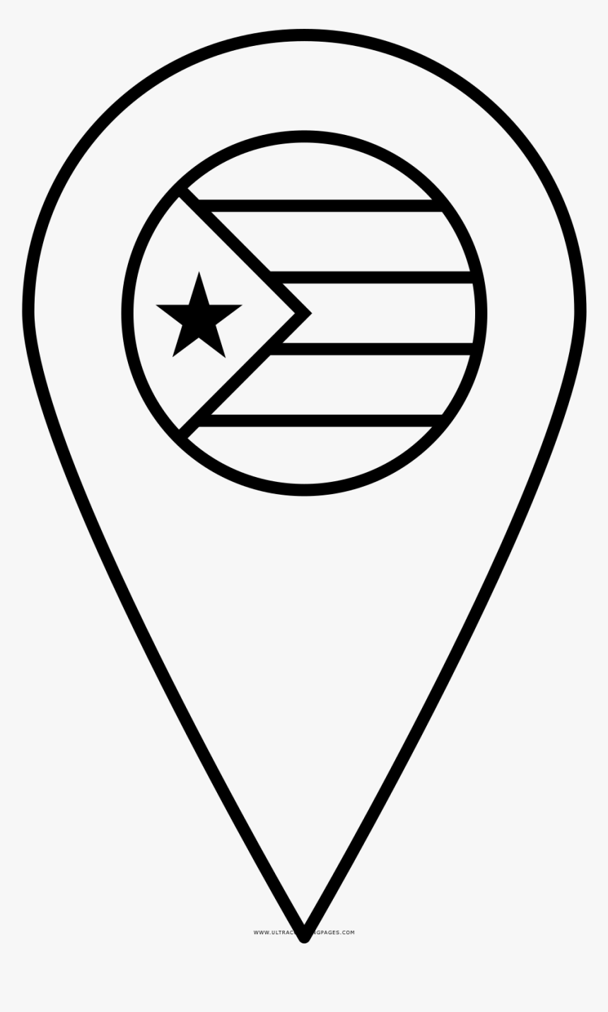 Puerto Rico Coloring Page Puerto Rico Flag Icon HD Png Download Kindpng