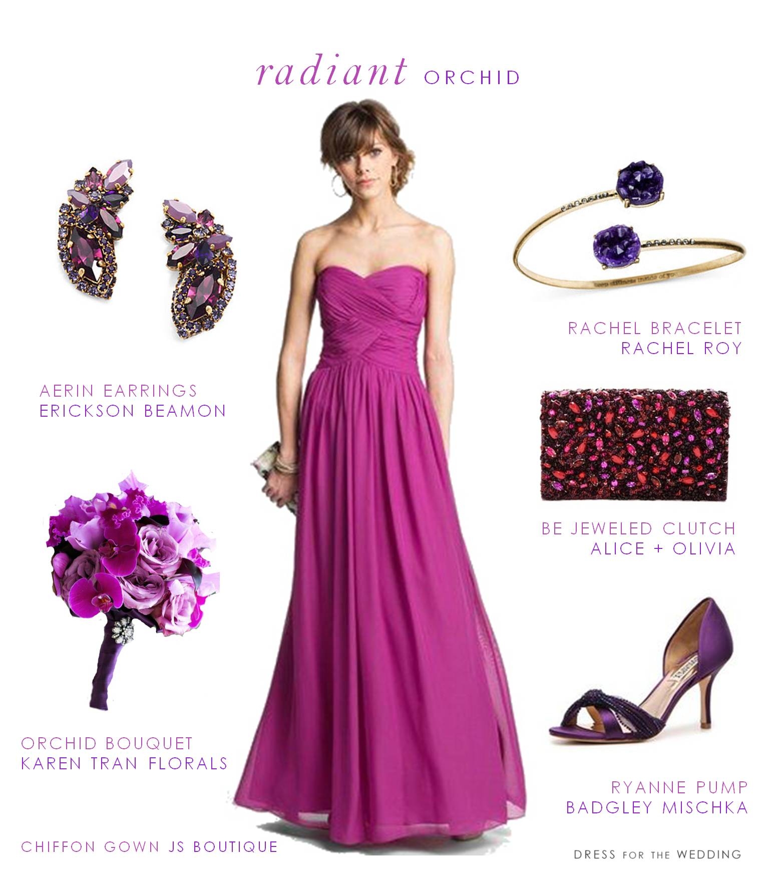 Radiant Orchid Wedding Style