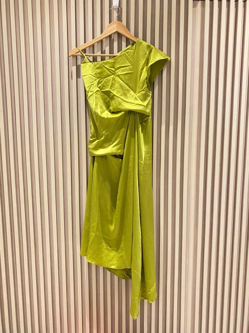 lime color dress