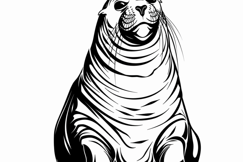 Sea Lion Coloring Pages Free U0026 Printable