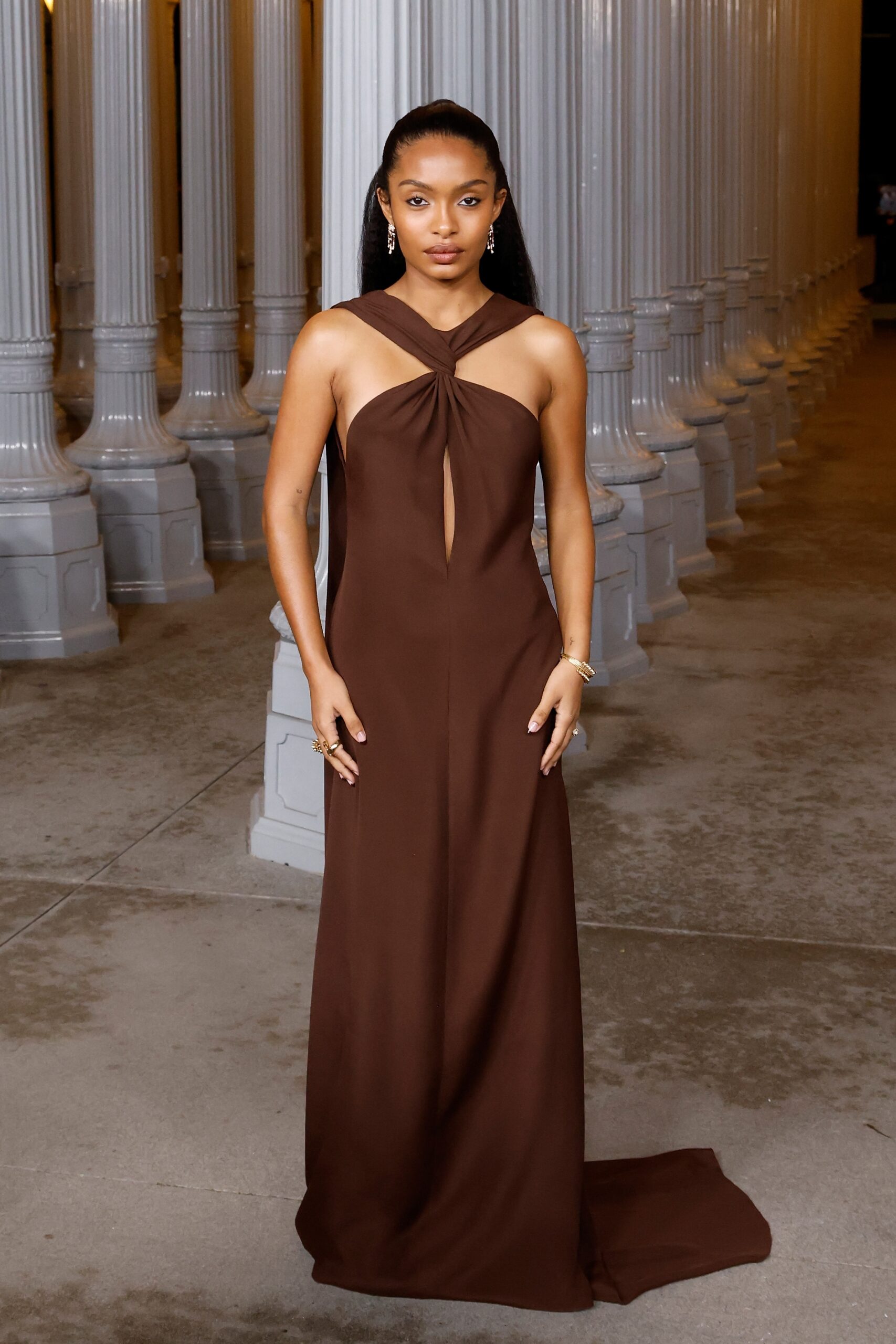 Sofia Richie And EmRata Both Wore The Chocolate Brown Party Dress Trend Who What Wear