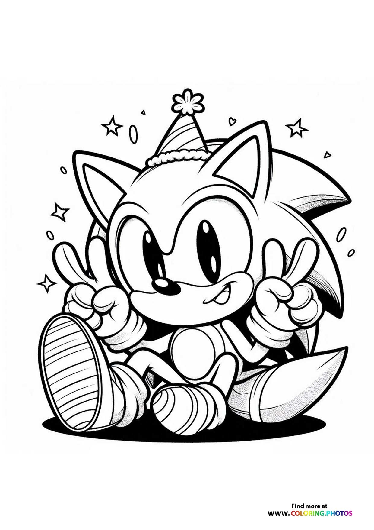 free printable sonic the hedgehog coloring pages