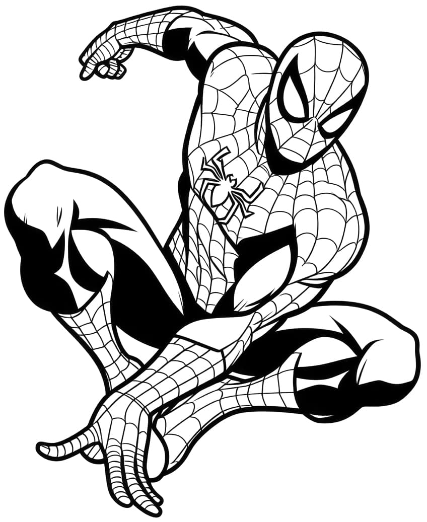 spiderman coloring pages printable