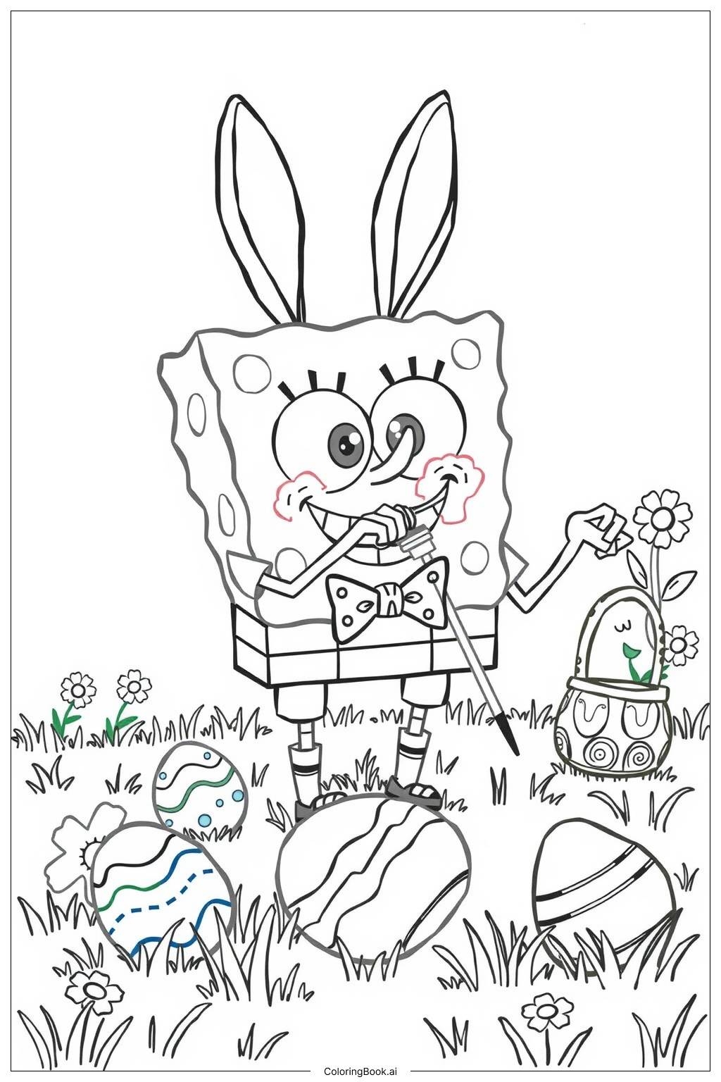 spongebob printable coloring pages
