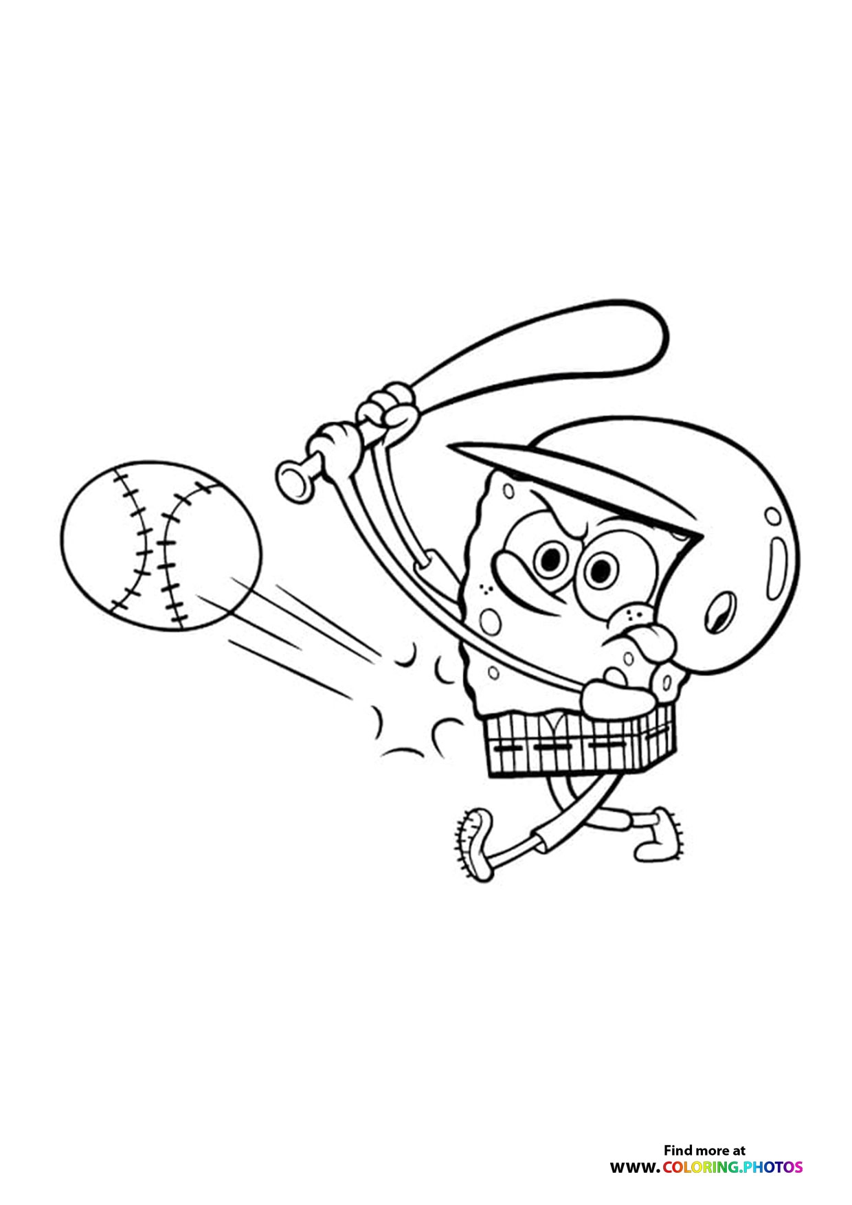 baseball coloring worksheets