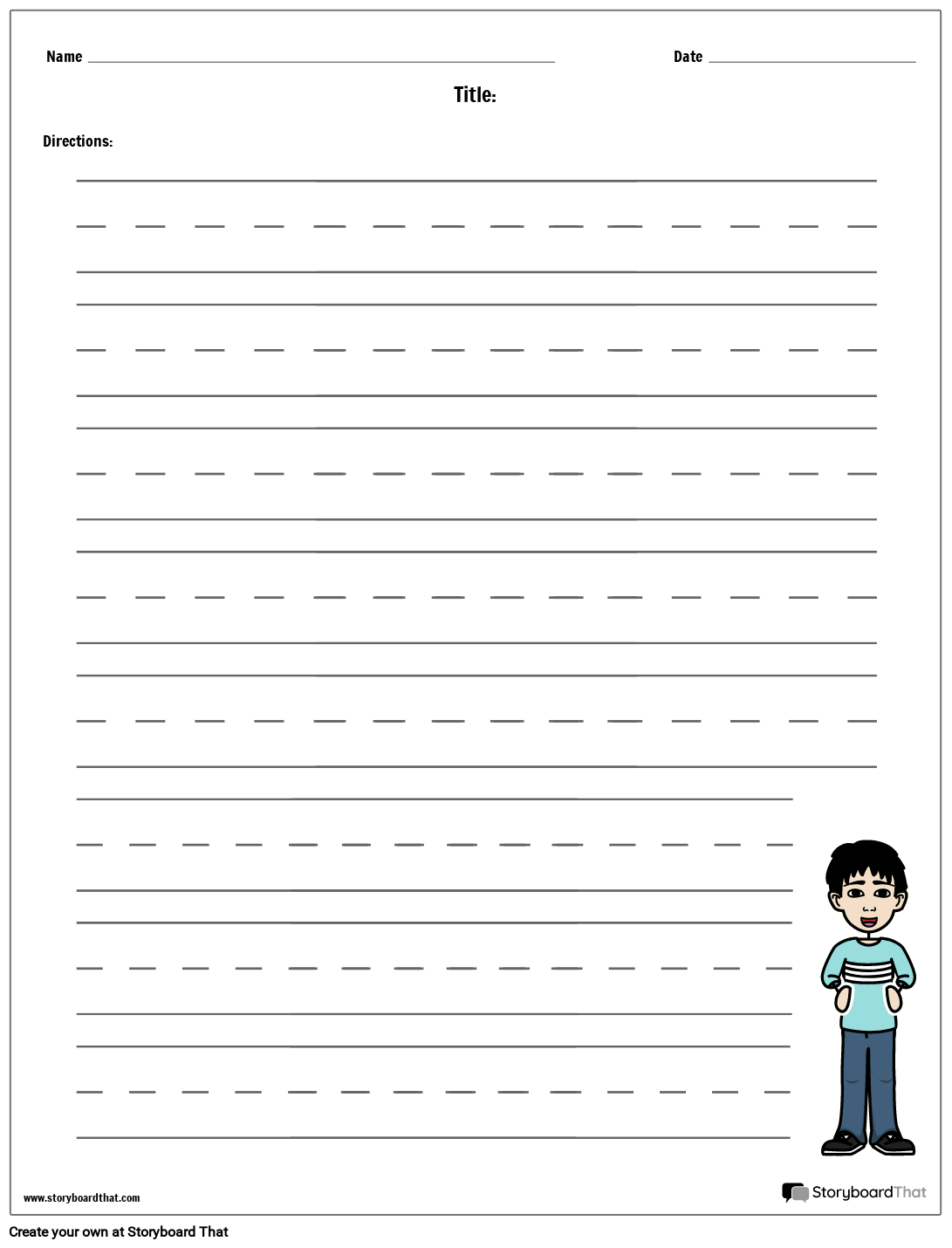 tracing worksheet maker